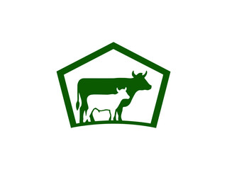cow and calf logo