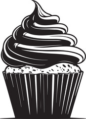 Silhouette Birthday Cupcake 