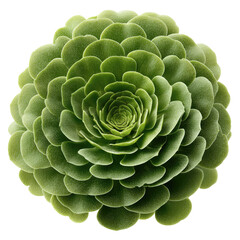 Fototapeta premium Green Echeveria Succulent Close-Up Textured
