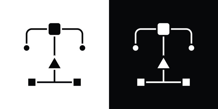 BPM icon of a flat style vector