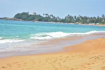 Unawatuna Beach, Galle, Sri Lanka.