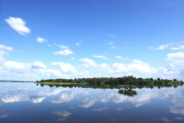 landscape of alqueva lake, alentejo, Portugal
