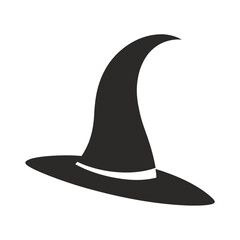 Black Halloween Witch Hat with Classic Pointed Style