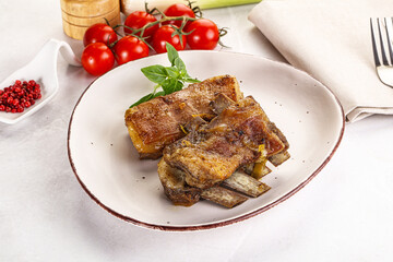 Roasted Lamb ribs with spices