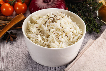 Indian cuisine jeera basmati rice