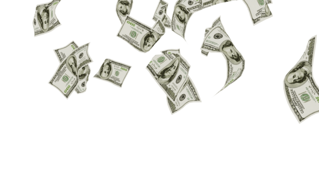 3D dollar icon shines rotating. Dolar sign symbol icon animation on green screen. USA currency symbol. 4k	