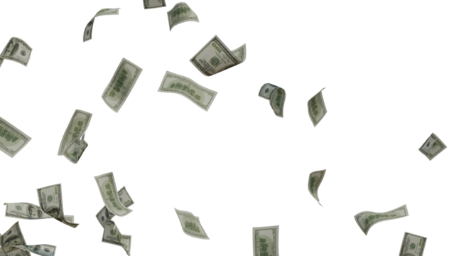 3D dollar icon shines rotating. Dolar sign symbol icon animation on green screen. USA currency symbol. 4k	