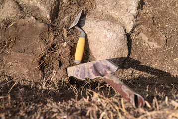 A Scene from an Active Archaeological Fieldwork Project.