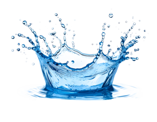 Water splash photography liquid motion blue drop fresh clean aqua surface transparent hd wallpaper art png isolated on transparent packground