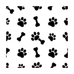 Fototapeta premium set of black and white cats