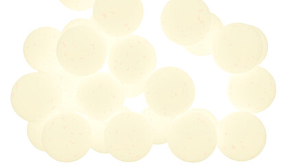 dozens of blazing falling suns 