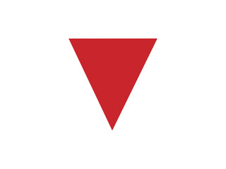 red pointer with arrow