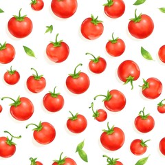 seamless pattern with tomatoes
