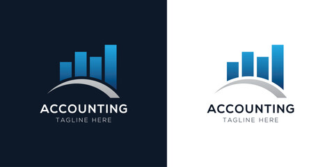 Accounting Logo Design Templates Set | Finance, Tax, Business, and Audit Icon Concepts