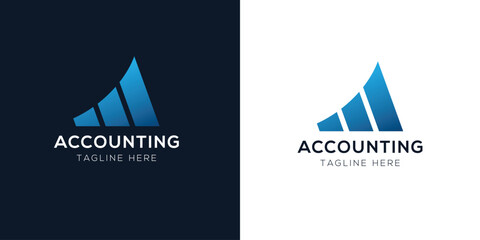 Accounting Logo Design Templates Set | Finance, Tax, Business, and Audit Icon Concepts