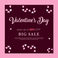 Flower Big Sale Valentines Day