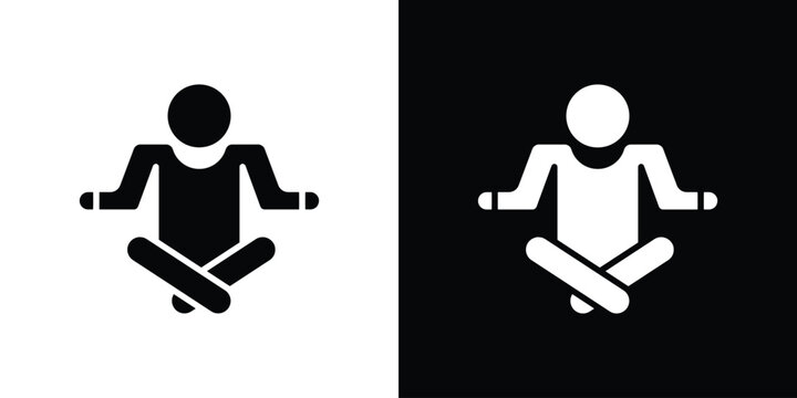 Guru icon of a flat style vector