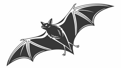 Obraz premium Night Flight A Generated AI Bat Illustration