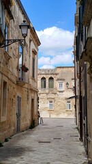 Obraz premium Typical architecture in Lecce, Italy