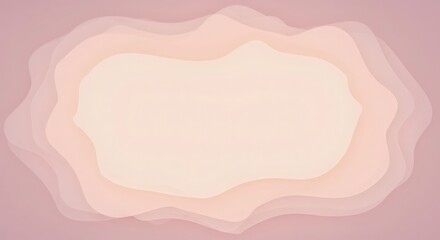 Soft Abstract Pink Background with Layered Shapes and Gradients