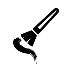 Artistic Brush Stroke A Vector Illustration of Painting Tools