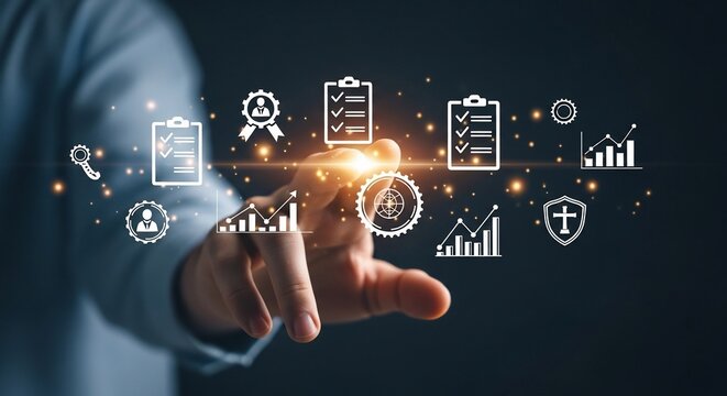 Digital Transformation: Visualizing business success with touch screen technology