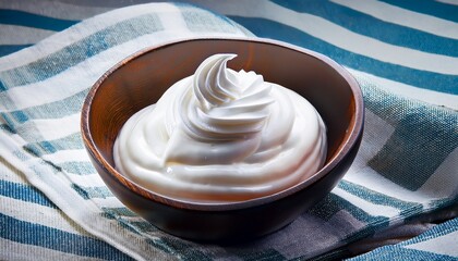 whipped egg white with sugar for cream