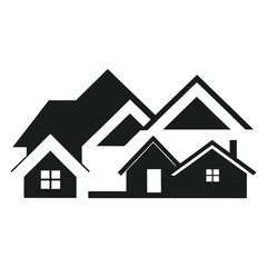 Real Estate Logo Modern House Icon Design for Residential Property