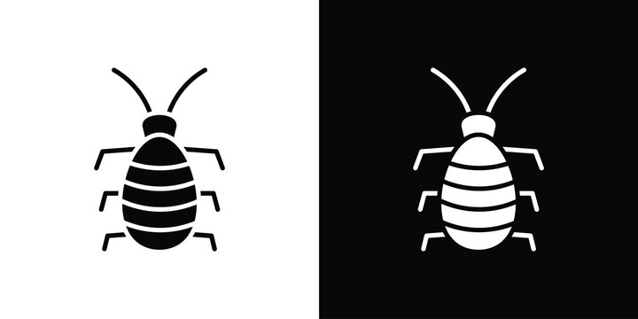 Louse icon of a flat style vector