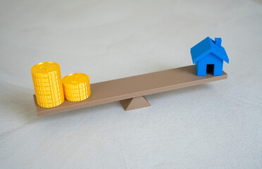 Home and property valuation. Evaluation, mortgage appraisal, or property investment potential. Real...
