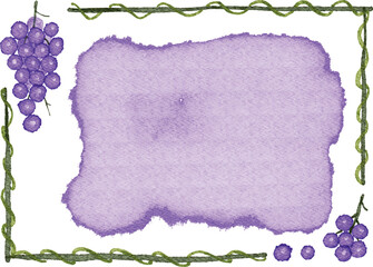 watercolor colorful frame and background for your text