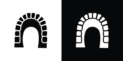 Maxilla icon of a flat style vector © Vince