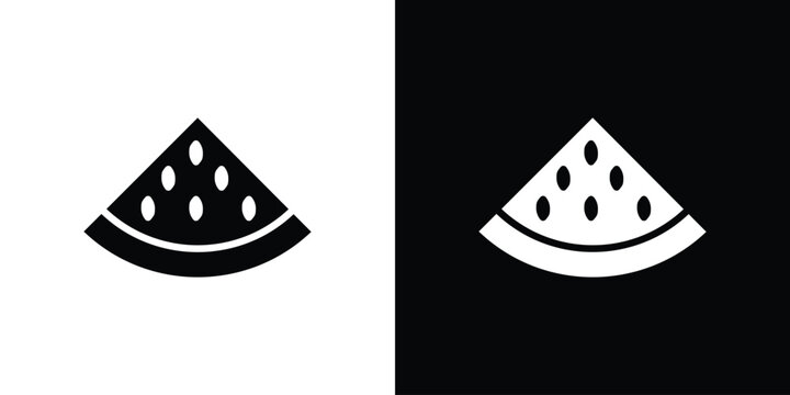 Melon icon of a flat style vector