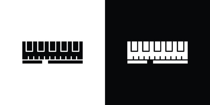 Memory icon of a flat style vector