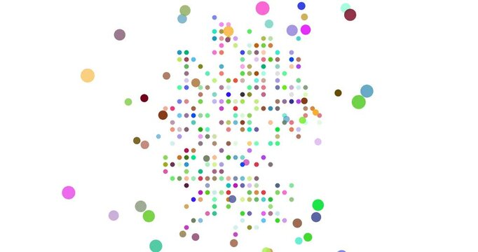 Germany Map Generated With Abstract Dots