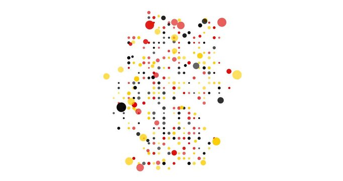 Animated Map Of Germany Using Dots