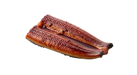 Grilled Eel Isolated on Transparent Background. Japanese food