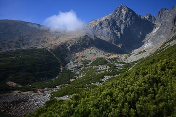 Tatry, góry w Polsce i na Słowacji, widok górski - treking