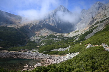 Tatry, góry w Polsce i na Słowacji, widok górski - treking