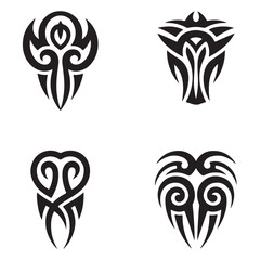 Vector Tribal Mask Set Bold and Cultural Designs