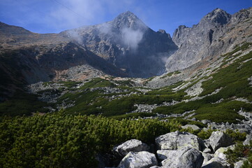 Tatry, góry w Polsce i na Słowacji, widok górski - treking