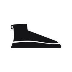 Shoe. White background.