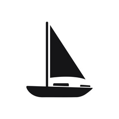 Boat. White background.