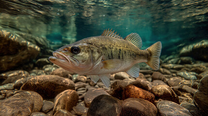 Bassing created with Generative AI Technology, ai, generative