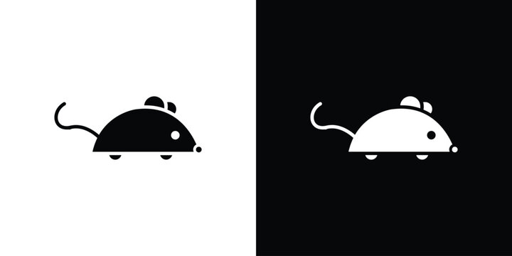 Mouse toy icon of a flat style vector