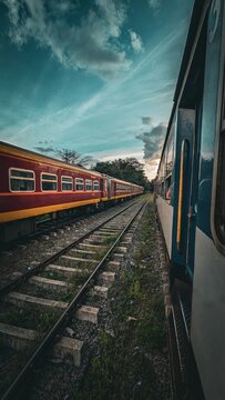 Passing Trains on Parallel Tracks