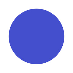 Ícone minimalista de círculo