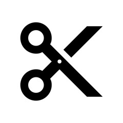 Cutting Tool Icon Scissors Graphic Design Element