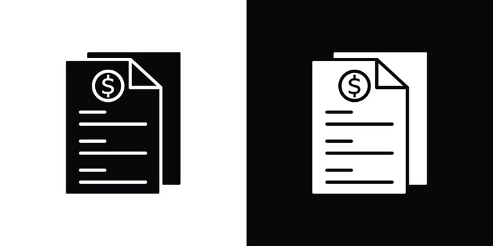 Price list icon of a flat style vector