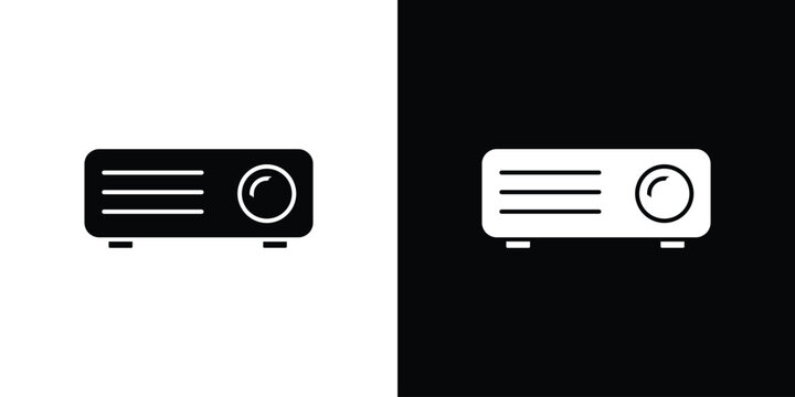 Projector icon of a flat style vector